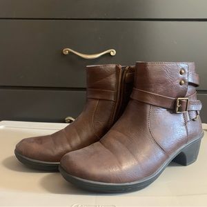Brown ankle boots